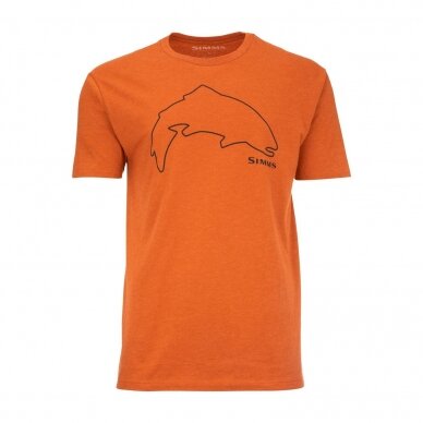 T-shirt Trout Outline Simms 2024 12