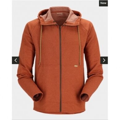 Vermilion hoody full zip Simms 3