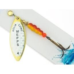 Spinner Mepps Aglia Long rainbow/redbow made in France 23