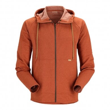 Vermilion hoody full zip Simms 2