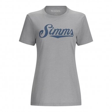 Marškinėliai moterims Crew logo Simms 2024 3