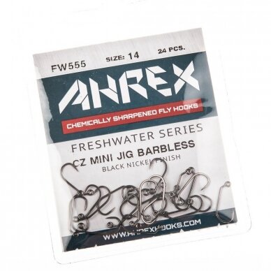 FW555 CZ Mini Jig Barbless Ahrex 24pcs. 2024 1