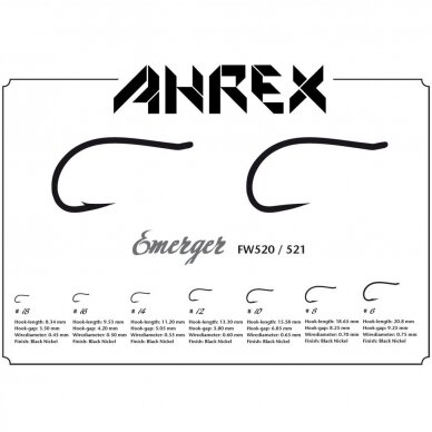 Emerger Hook Barbless Ahrex 24pcs. 2024 2