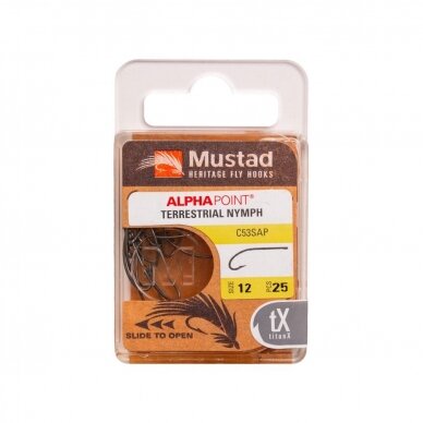 Hooks Heritage C53S Nymph/Dry Mustad 25pcs. 1