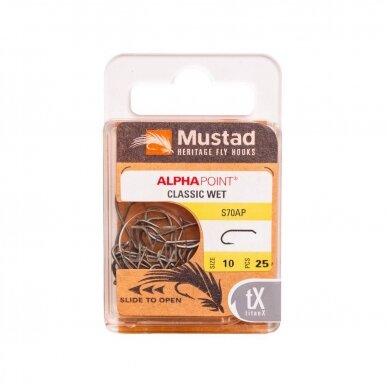 Hooks Heritage S70 Nymph Mustad 25pcs. 1