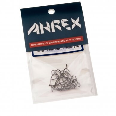 NS156 Traditional Shrimp hooks Ahrex 18pcs. 2024 1