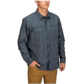 Prewett Stretch Woven Shirt Carbon close-out 1