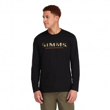 Simms Logo Shirt long sleeves 5