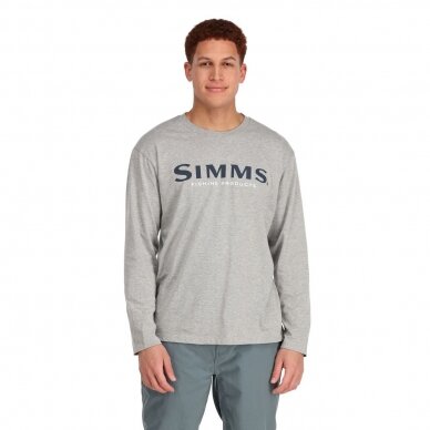 Simms Logo Shirt long sleeves 3